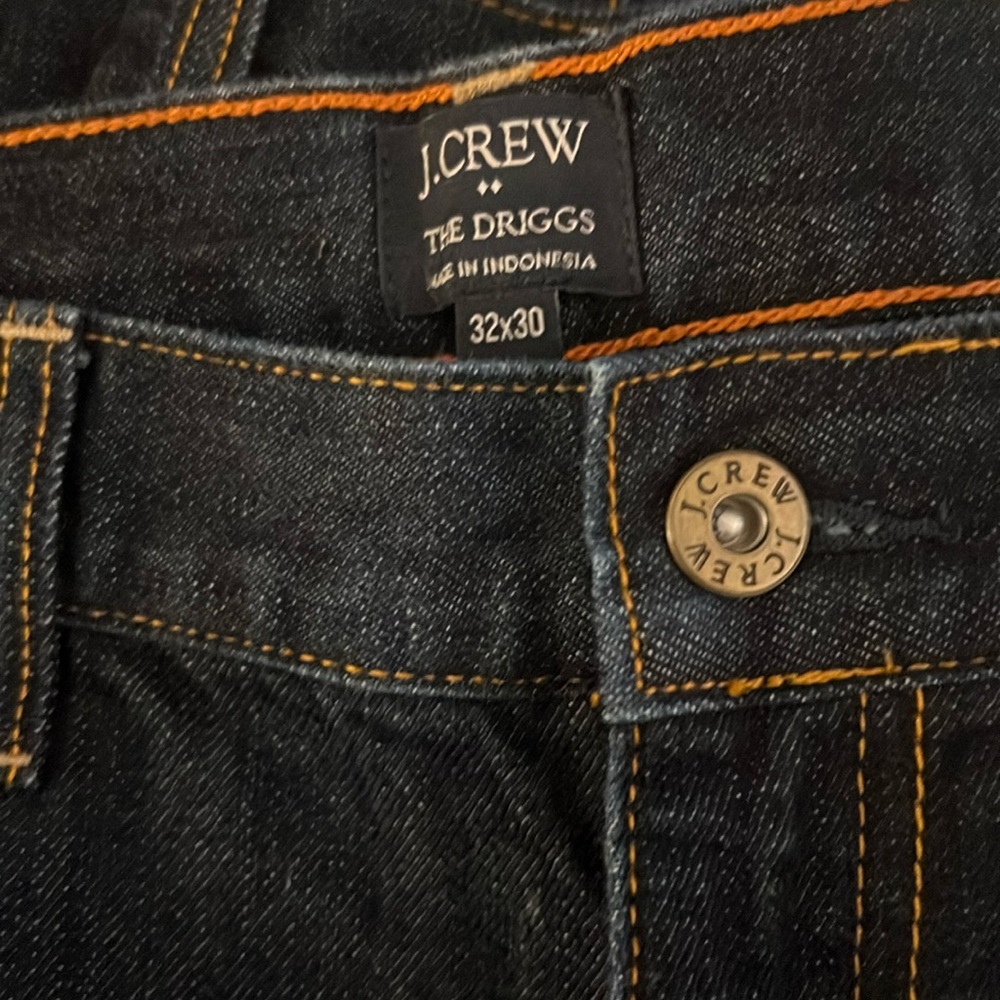 J. Crew Men’s “The Driggs” dark wash jeans - 32x30- never worn no tags